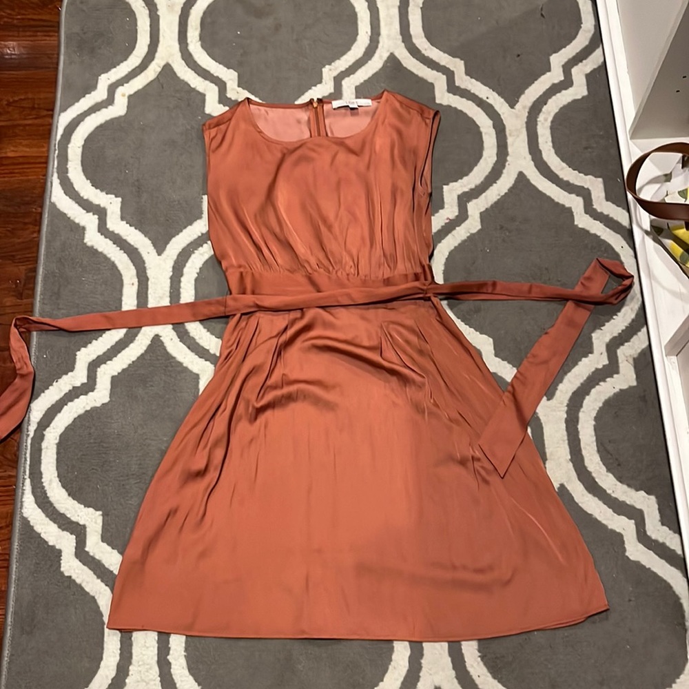 Dress from Loft. Size 2P. Perfect work or cocktail dress. Rust color